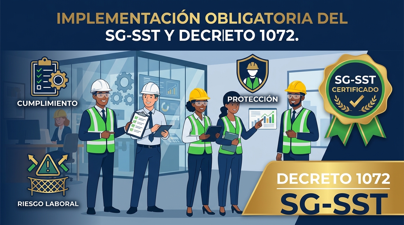Equipo de trabajo implementando Sistema de Gestión de Seguridad y Salud en el Trabajo
